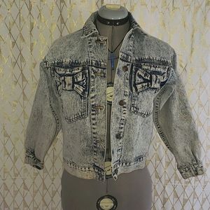 Denim bow jacket vintage